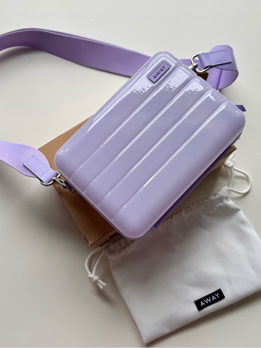 AWAY Glazed Lavender Haze Purple Crossbody Bag